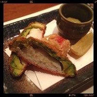 料理屋 錦三山車楼 - アボカドとイカのすり身フライ