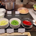 ザ・テラス - 担々麺コーナー＠注文で作ってもらいます