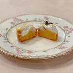 グランシア須賀川 - レモンのタルト@こんなに緩やかなクリームなのにパイがサクサクで驚き