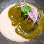 Peruvian Bepoca - 2024.2 煮黑毛和牛與香菜的濃湯，附蒜香飯