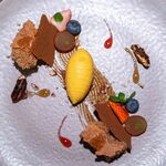 Peruvian Bepoca - 2024.2 甜點拼盤（魯克瑪冰淇淋、肉桂蛋糕、碧根果、新鮮水果、焦糖煉乳醬）