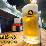 鳥善 - 生ビール