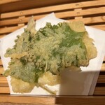 Tempura Senmon Ichiban - キスと大葉