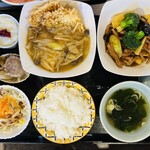 ビストロ中華ちべん - ライススープ付きのおこげセットはボリューム満点