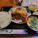 イースト・ロード - ハラミステーキ定食600円