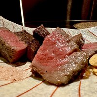 炭和食かなうS 特別室 - フィレとリブ芯