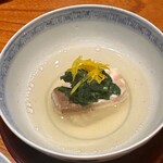 日本料理 別府 廣門 - 美人鰤大根　美人鰤キモタレ寿司