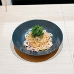 たらことヤリイカのスパゲティ