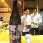 京味 もと井 - サビ猫ロック 黒サビ 五百万石 無ろ過 瓶火入53℃ ： 新潟県糸魚川市 猪又酒造（株）　アルコール分 16度 。