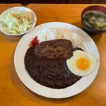 ニューバーグ - 黒カレー＋追加ハンバーグ