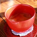 花人逢 - マンゴージュースも和の器で