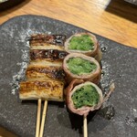 はかた野菜巻き串 こだわり酎ハイ きばくもん - 