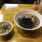 麺屋 ぬまた - 鶏ほぐし飯と一緒^_^