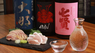 Tamagawa Sanchoume Sakaba - 日本酒並び