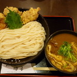 手打ちうどん 団平 - 鶏天カレーつけ麺