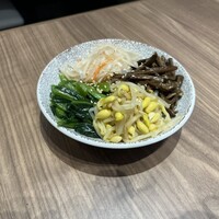 焼肉山水 虎ノ門ヒルズ店 - ナムル盛り