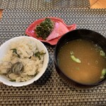 割烹　船生 - 季節の炊込み御飯（割烹 船生）2023.12