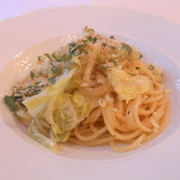 RISTORANTE REGA - 有機野菜とアンチョビのスパゲッティ
