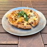 Chiang Mai style Sai Ua pizza