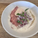 ボウルズキッチンオハナ - クリーミー鶏白湯塩ラーメン