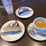 HerbRestaurant＆cafe ROSMARINO - ガトーショコラとチーズケーキ