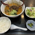 中国四川麺飯店 一燈 - 針地獄担々麺定食❗️