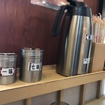 そばの神田東一屋 - コンディメンツ。