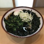そばの神田東一屋 - アサソバビンボー！　
      朝そば＋わかめ