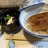 川庄 - うな丼1210円　ご飯少なめ