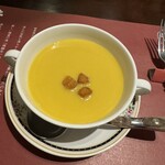 ステーキハウス キッチン飛騨 - クリームコーンスープ