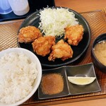 から好し - 唐揚げ四個定食