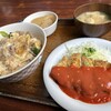 井筒食堂 - 料理写真:ポークピカタと他人丼