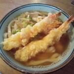 そばの杖 - 料理写真:海老天うどん