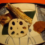 五万石 - OptioA30：富山産秋刀魚の塩焼き