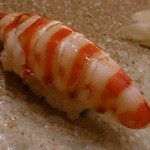 すし家 一柳 - 車海老　2014/1