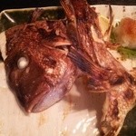 手打ちそば八轟 - 鯛カマ焼き(2014/1)