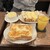 燕里 - 料理写真:チーズトースト