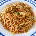カフェ・ド・サラサ - 魚介のトマトソーススパゲッティ