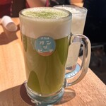 ナカメオンザビーチ - 静岡茶ビール750円