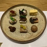 Soba To Sake Emori - 酒肴盛り合わせ（蕎麦コースの一品）2023.12