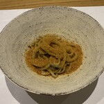 Soba To Sake Emori - からすみ蕎麦（蕎麦コースの一品）2023.12