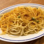 Torattoria Morita - ボッタルガ（イタリアのからすみ）のスパゲティ・大盛（セットに＋800円）