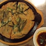 焼肉 韓亭 - 『チヂミ(ニラ)』(504円)～♪(^o^)丿