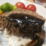 キッチン ブルー グローブ - テリーヌをカット