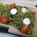 キッチン ブルー グローブ - 反対側から