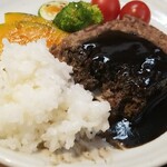 キッチン ブルー グローブ - ご飯にソースを吸わせます