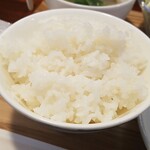 キッチン ブルー グローブ - ご飯大盛りのアップ