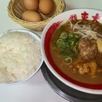 ラーメン東大 - 徳島ラーメンといえばこのセット