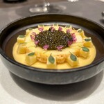 CIRPAS - 2. ジュレとオシェトラキャビア パースニップ　毛蟹　グラニースミス