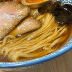煮干専門 あたふた - 平打ち中太麺